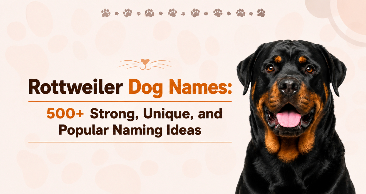 500+ Rottweiler Dog Names for Male & Female Pups